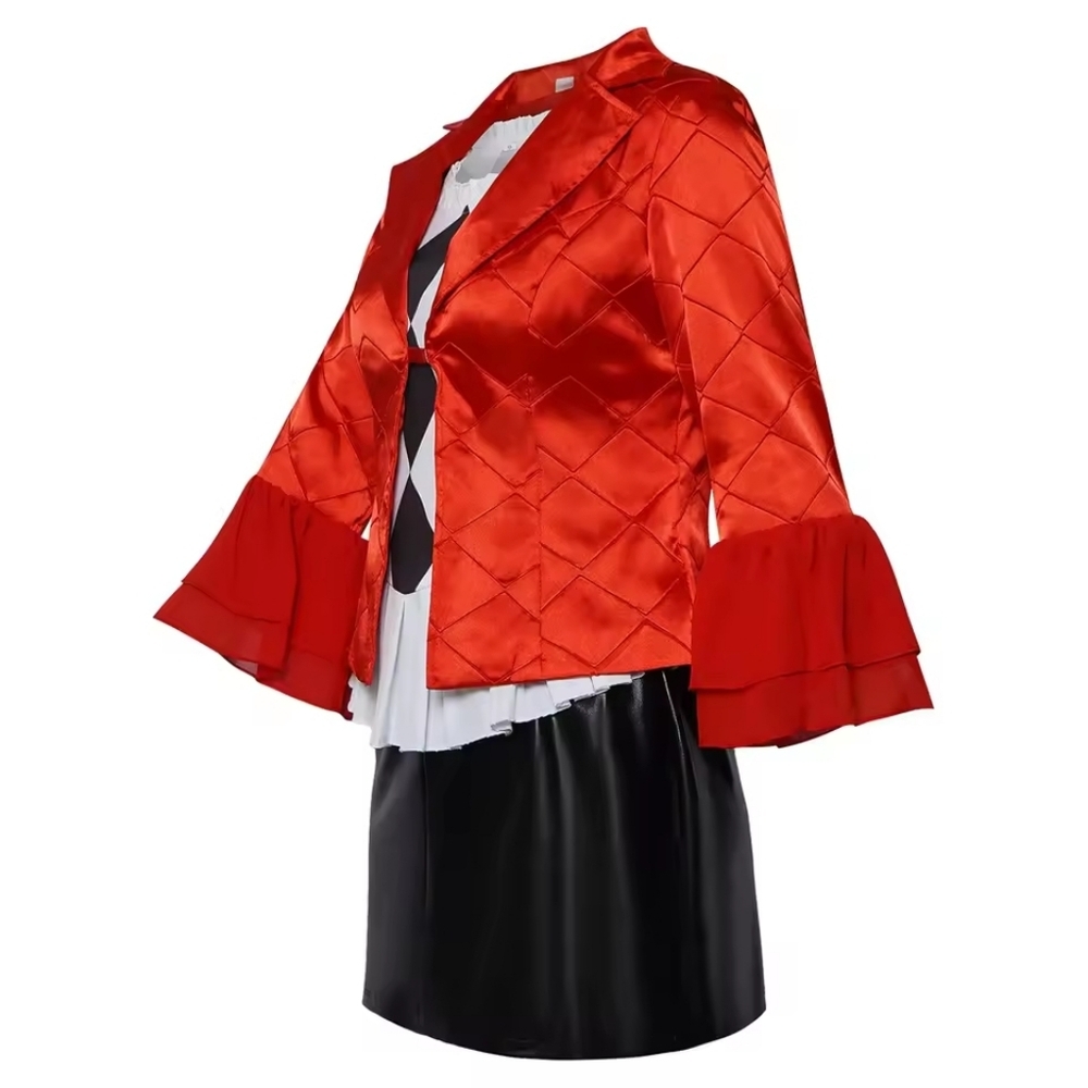 2024 Halloween Costume For Women Harleyqueen Cosplay Jacket Coat Uniform Suit La - Picture 4 of 8